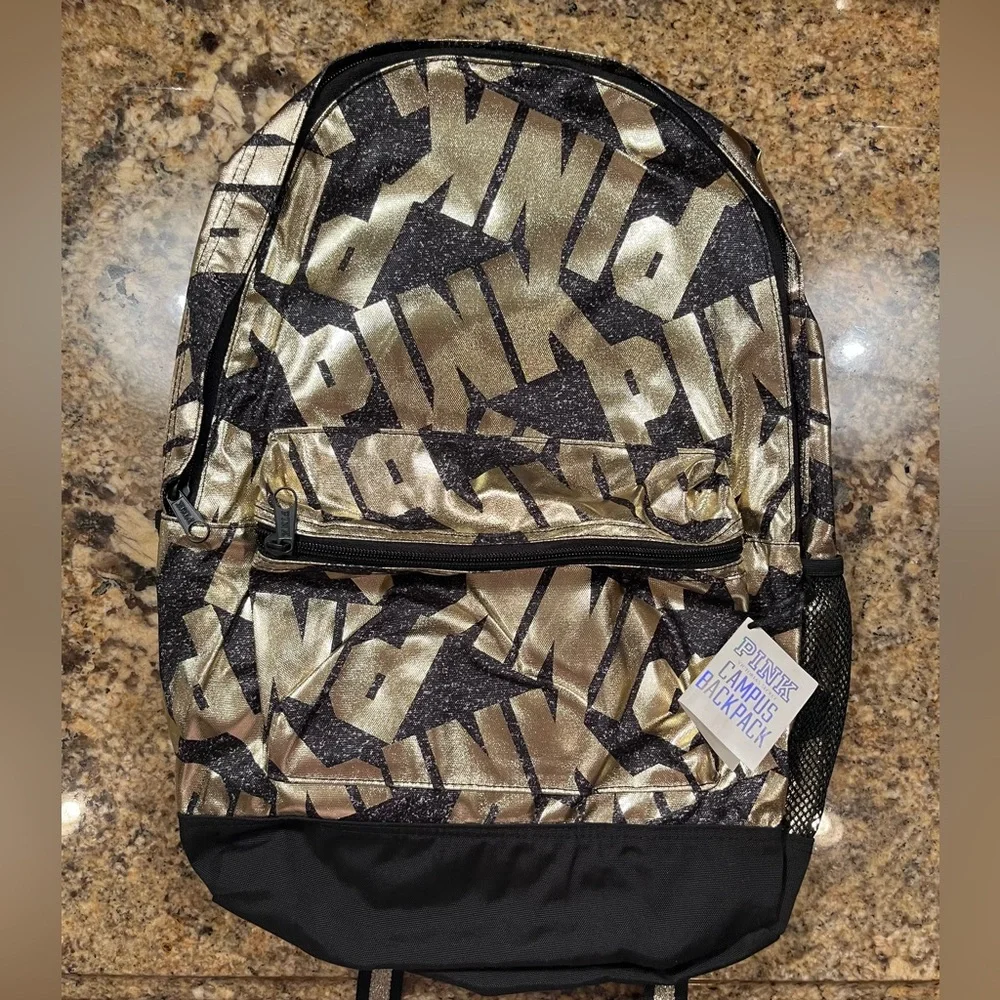 NWT PINK VS Bling Collegiate Campus Backpack